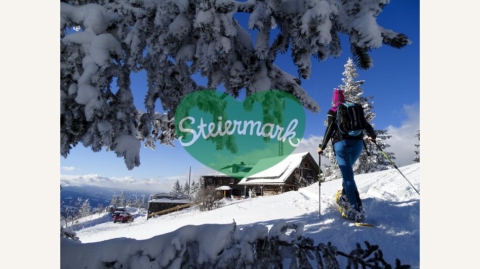 Schneeschuhwandern zur Steinplanhütte | © WEGES | Weges