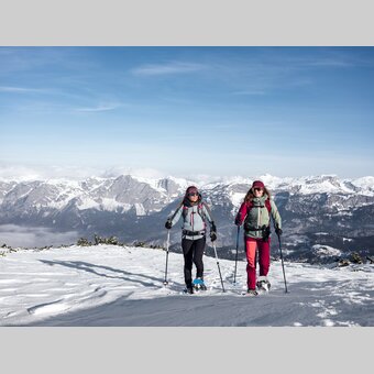 Schneeschuhwandern auf der Tauplitzalm | © Ausseerland Salzkammergut | Susanne Einzenberger