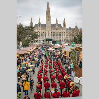 Musikkapelle Graz-Liebenau bereit, loszulegen | Rene Strasser | © STG | René Strasser
