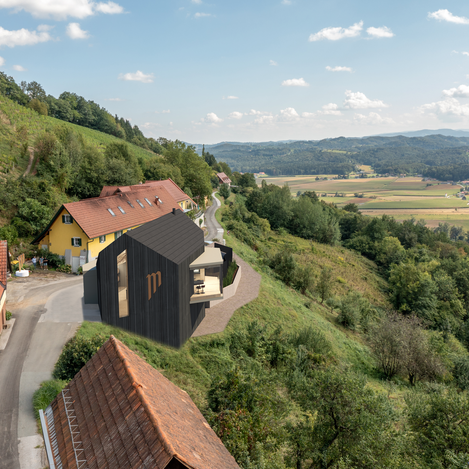 Ein alter Schuppen neu interpretiert | © Weingut Malli | Spitzbart + partners