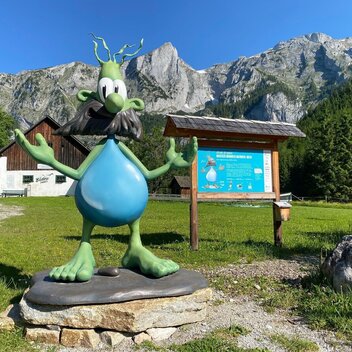 Start des Wanderweges | © ZWHS Zentralwasserversorgung Hochschwab Süd