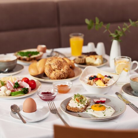 Umfangreiches Frühstücksbuffet | © Vitalhotel der Parktherme | Barbara Majcan
