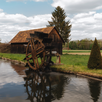 Mühle in der Landschaft | © Haindl Mühle