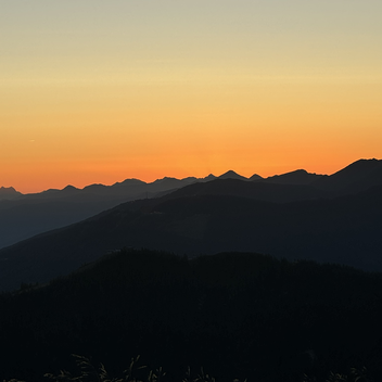 Sonnenaufgang Ennstal | © STG | Franziska Resch