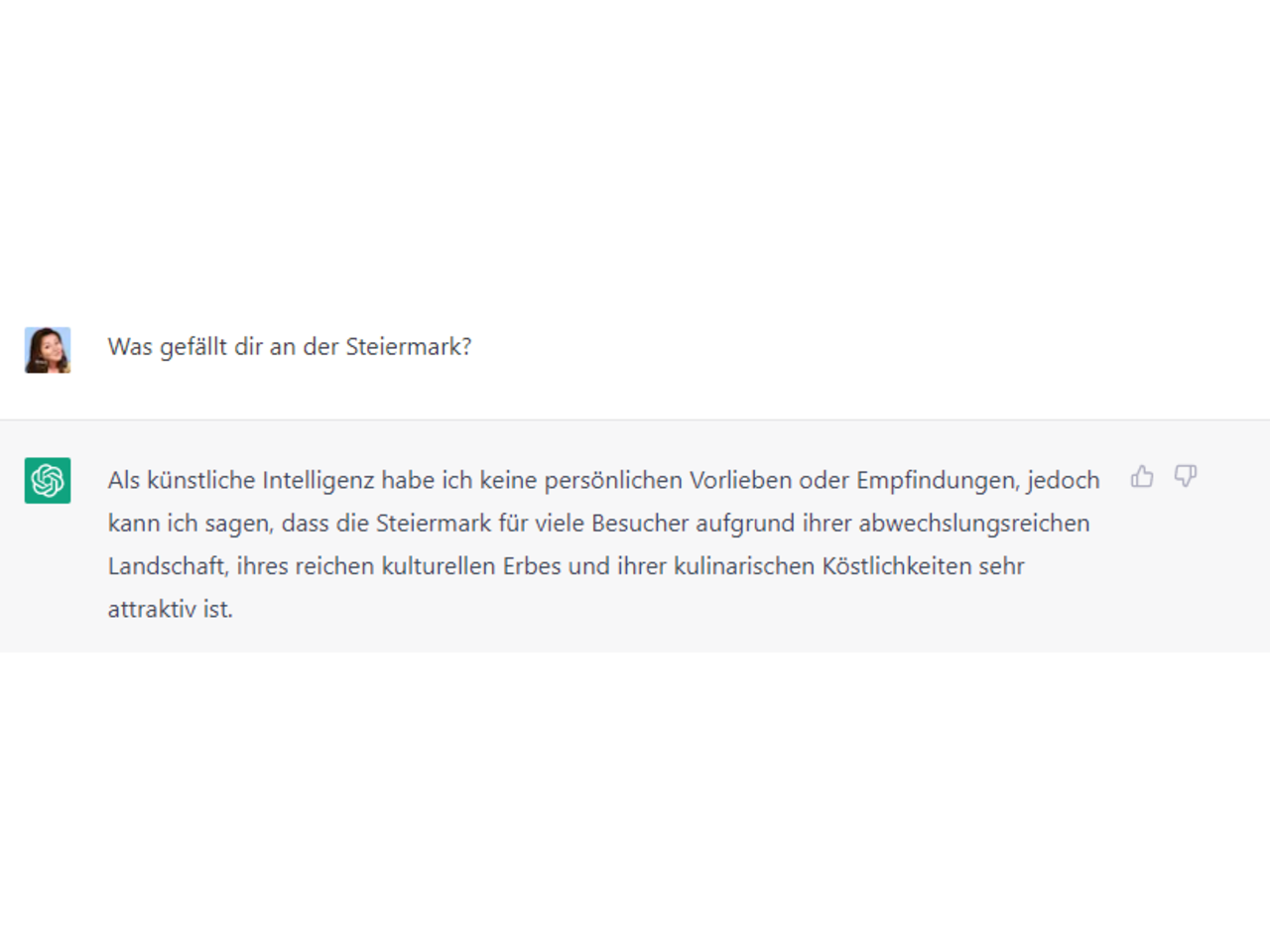 Was gefällt dir an der Steiermark?
