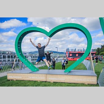 Herz-Hindernis beim 10. Grazathlon | GEPA pictures/ Manuel Binder | © GEPA Pictures / Company Code