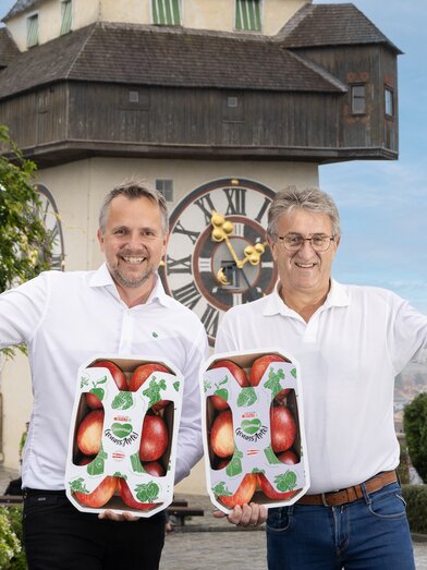 Der Steiermark Genuss Apfel mit frischem Look | © STG | Harry Schiffer