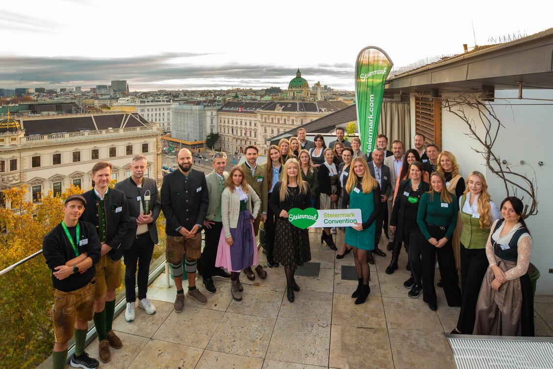 Die steirischen Gastgeber der Steiermark Convention, der Angebotsgruppe der STG für Tagungstourismus im Grünen Herz | © Theresa Bentz