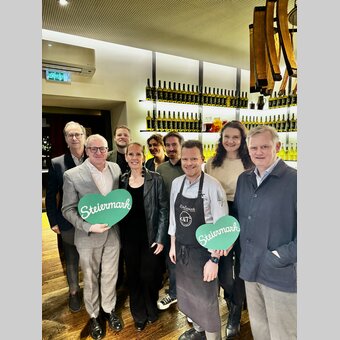 Zu Besuch im 2 Sterne Restaurand, die Weinbank. | © STG