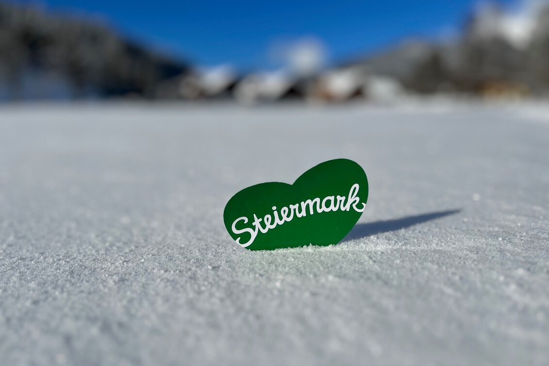 Das Winterherz im Schnee, in der Ramsau. | © Ute Hödl | © Ute Hödl