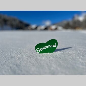 Das Winterherz im Schnee, in der Ramsau. | © Ute Hödl
