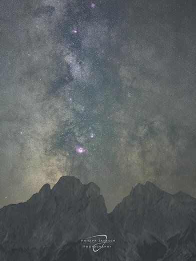 Sternenlicht in den Bergen | © JAKESCH.PHOTOGRAPHY | PHILIPP JAKESCH