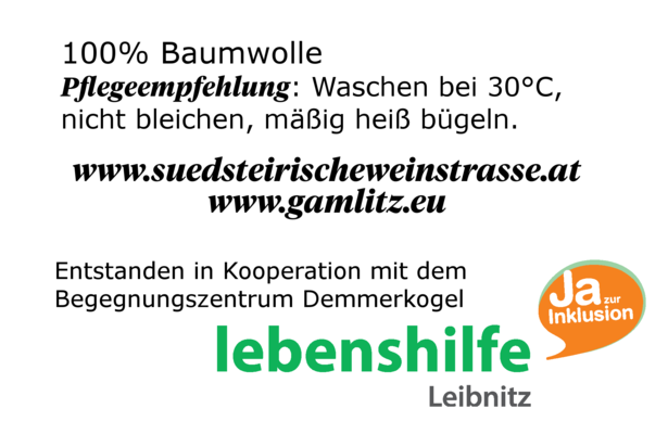 100 % Baumwolle | © Lebenshilfe Leibnitz