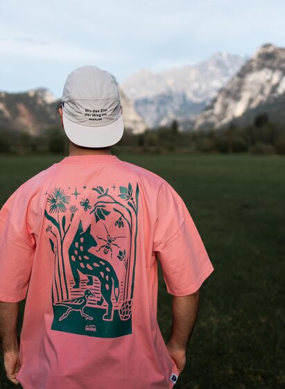 Gesäuse Shirt mit Luchs-Illustration | Christoph Lukas