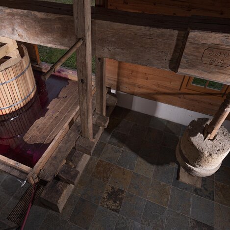Baumpresse bei Weinbau Wurzinger | © Weinbau Wurzinger | Der Flor | © Weinbau Wurzinger