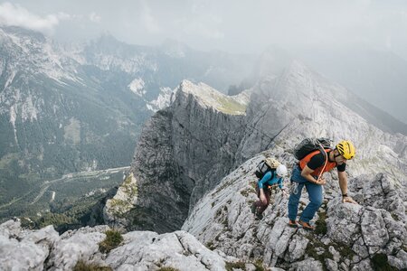 Am Hochtor mit Bergführer Christian Stangl | © Stefan Leitner
