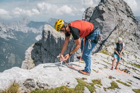 Erlernen der richtigen Klettertechnik | © Stefan Leitner