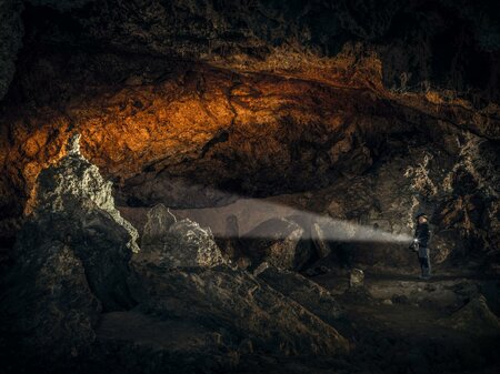 Eine der größten Gipskristallhöhlen Europas | © Stefan Leiter