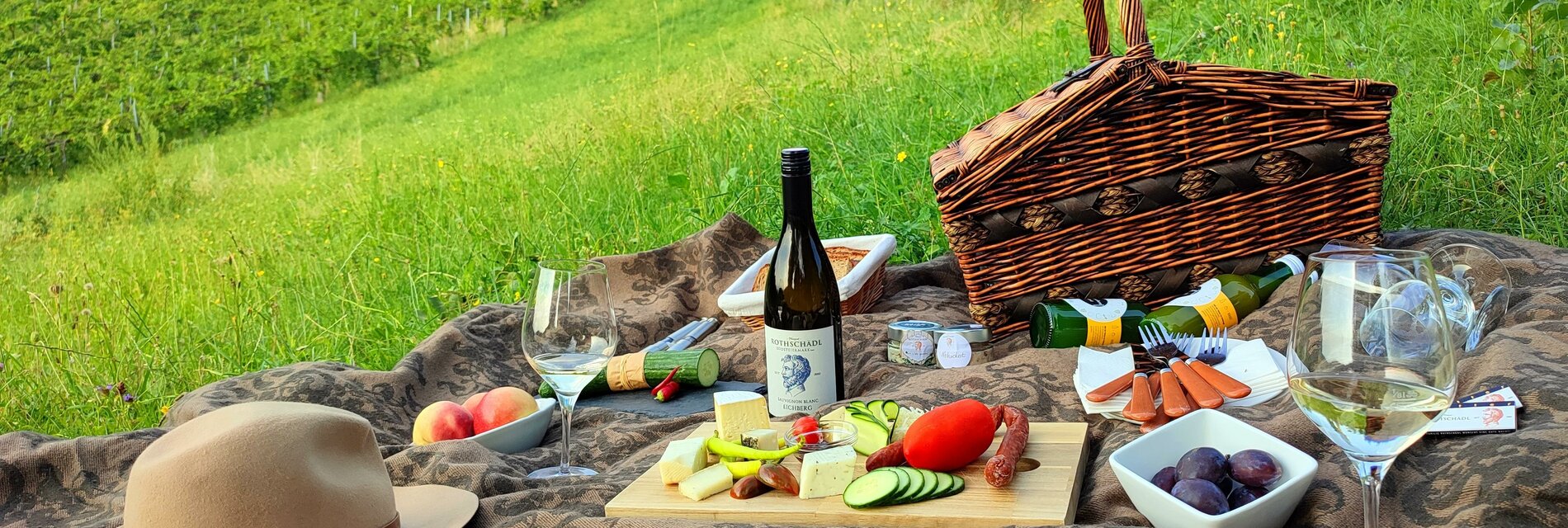 Picknick-Weingarten-Suedsteiermark-Leutschach-Wein