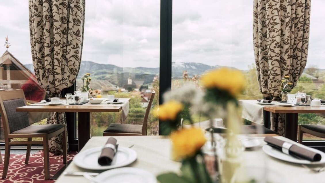Restaurant im Vital-Hotel-Styria in der Gemeinde Fladnitz an der Teichalm | © Vital Hotel Styria