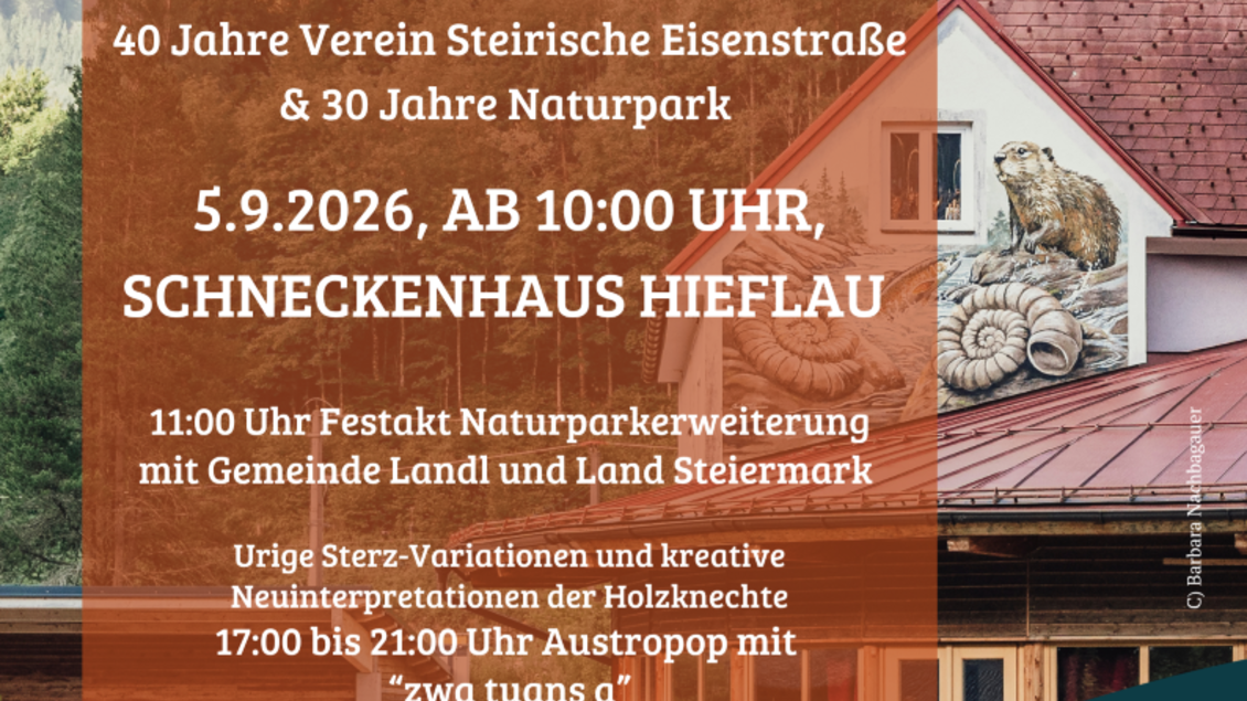 Ein Werbeplakat für das stERZfest 2026 in Hieflaue. Es zeigt Details zur Veranstaltung, einschließlich Datum, Uhrzeit und Aktivitäten.