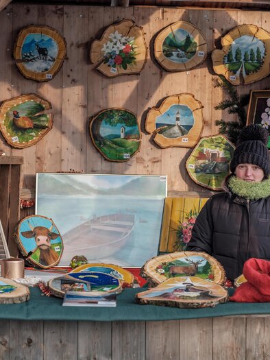 Aussteller mit verschiedenen Produkten beim Moarhofhechtl in Passail | © Tourismusverband Oststeiermark