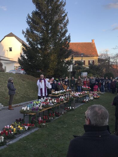 Advent market and Advent wreath blessing in Fladnitz an der Teichalm | © Gemeinde Faldnitz/Teichalm