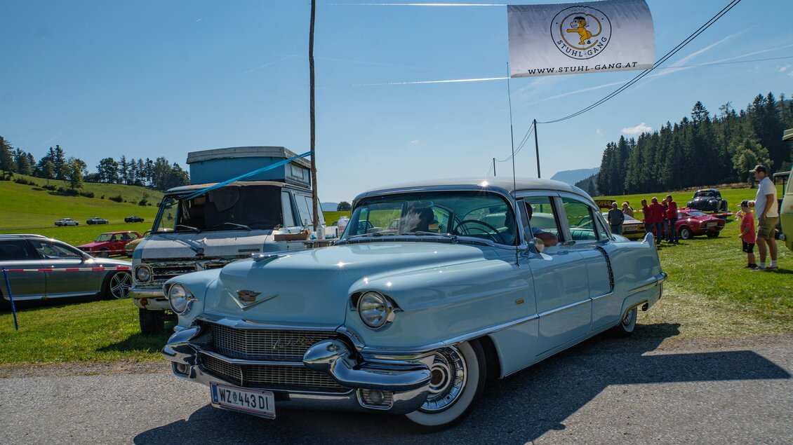 Oldtimer beim Alteisentreffen auf der Nechnitz in Fladnitz an der Teichalm | © Stuhl-Gang