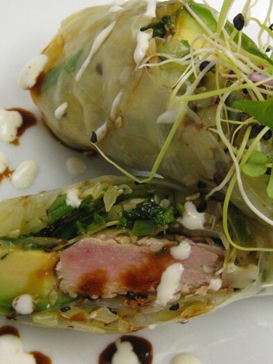 Seevilla, Altaussee, Vietnamese rice roll | © Hotel Seevilla