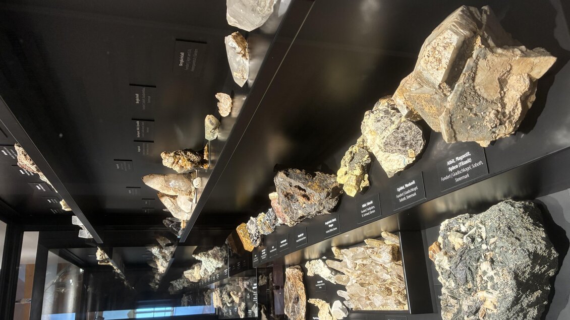 Mineralien Burgmuseum Archeo Norico | © Burgmuseum Archeo Norico