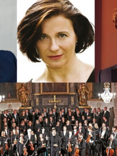 <p>A festival poster for the Beethoven plus Festival 2026. It shows the two soloists, the conductor, and the choir</p> | © Beethoven Plus Festival