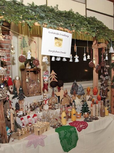 Stand beim Christkindlmarkt Ehrenschachen | © Vereinsgemeinschaft Ehrenschachen