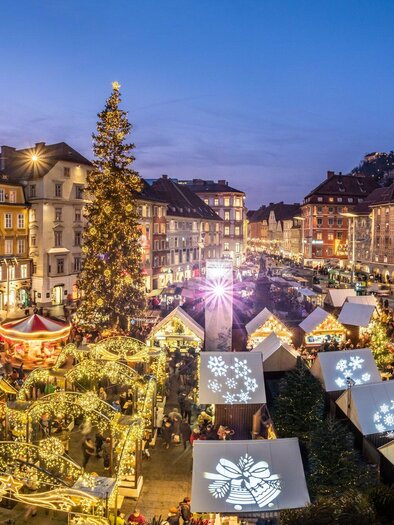 Christkindlmarkt am Hauptplatz | © Graz Tourismus - Rene Walter 