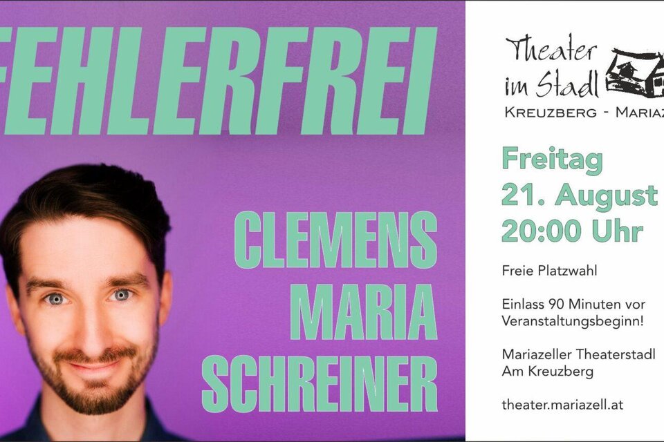 Plakat Kabarett "FEHLERFREI"