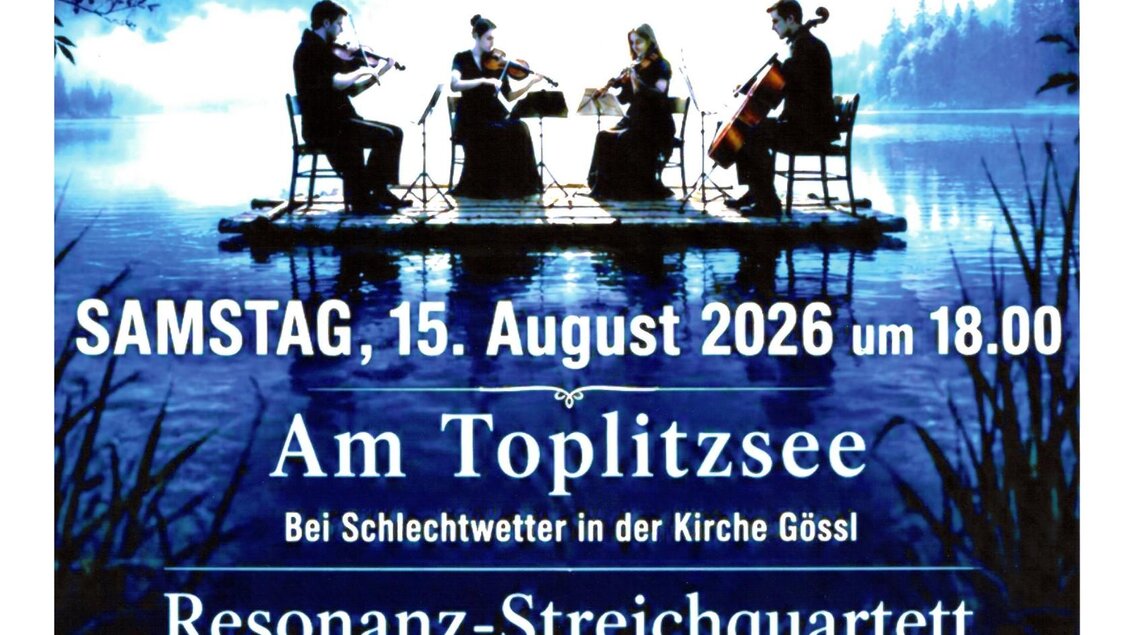 Der Tod und das Mädchen, Toplitzsee, Grundlsee, Re | © Resonanz Streichquartett