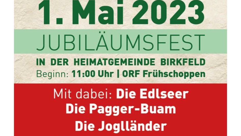 Eldseer Jubiläumsfest_Plakat_Oststeiermark | © die Edlseer