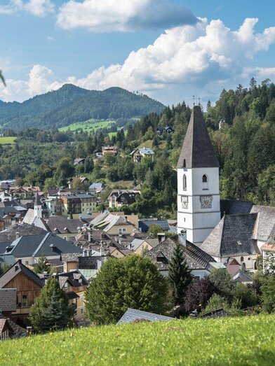 Blick auf Pfarrkirche, Bad Aussee | © Herbert Sams | Herbert Sams | © Herbert Sams