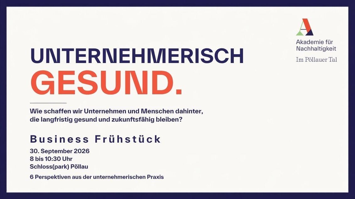 Akademie f. Nachhaltigkeit_untern.Gesund_Ostst. | © Akademie für Nachhaltigkeit