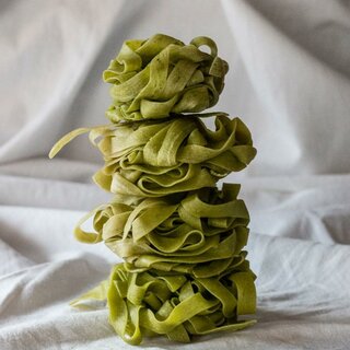 Spinach pasta from our own manufactory | © Temmelhof