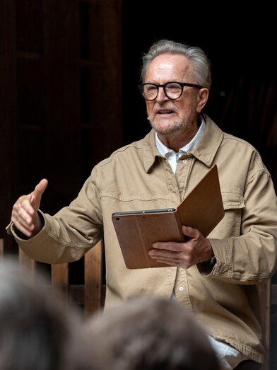 Folke Tegetthoff beim Storytelling Festival Schlos | © David Dunst | © David Dunst