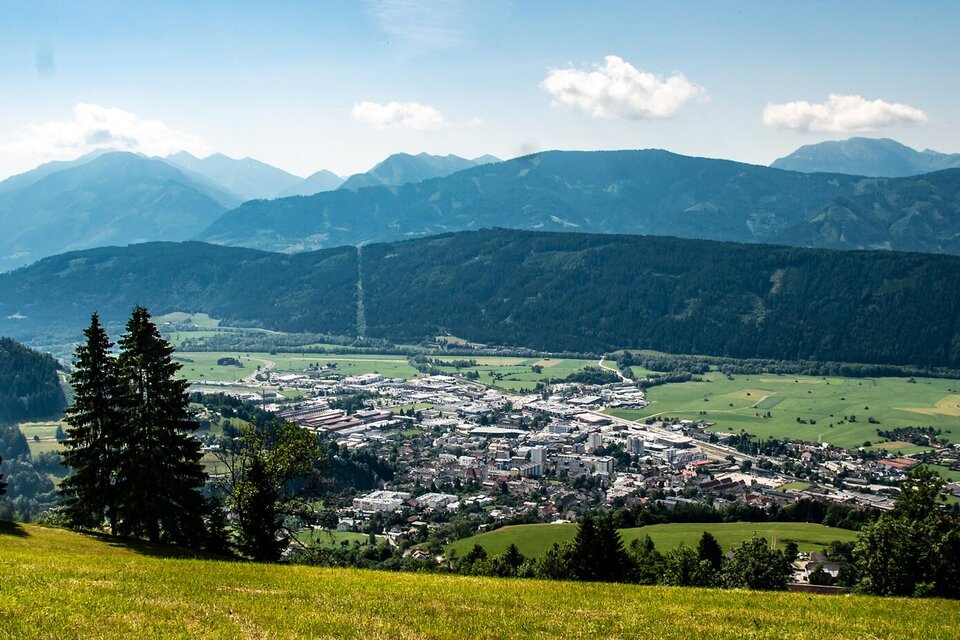 Blick auf die Stadt Liezen | © TV Gesäuse