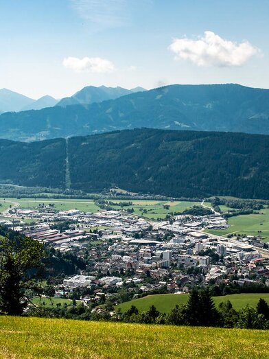 Blick auf die Stadt Liezen | © TV Gesäuse | Christian Scheucher | © TV Gesäuse