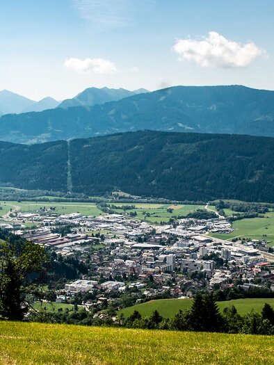 Blick auf die Stadt Liezen | © TV Gesäuse