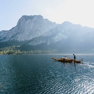 Culinary boat trip, Altaussee, lake | ©  Seevilla_Karl Steinegger