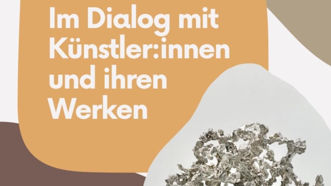 Ein Veranstaltungsposter für einen Kunstdialog mit Künstler:innen. Es zeigt die Details zur Veranstaltung am 23. Juni im Haus Pöllau. | © Styrian Summer Art