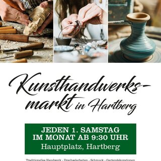 Kunsthandwerksmarkt Plakat HB_Oststeiermark | © Stadtgemeinde Hartberg