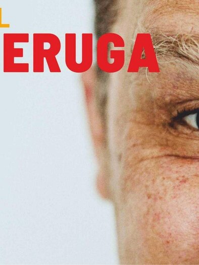 Das Porträt von Michael Scheruga. Das Bild ist Teil des Plaketas für „LARI FARI – Papperlapapp und Firlefanz“. | © Michael Scheruga