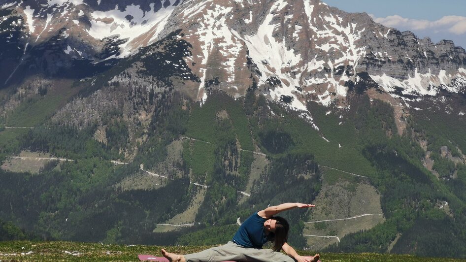 Meridian Yoga auf der Gemeindealpe | © Bergbahnen Mitterbach