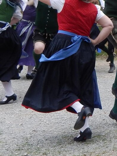 Tänzer in Tracht beim offenen Volkstanzen in Premstätten, Steiermark | © ARGE Volkstanz Steiermark
