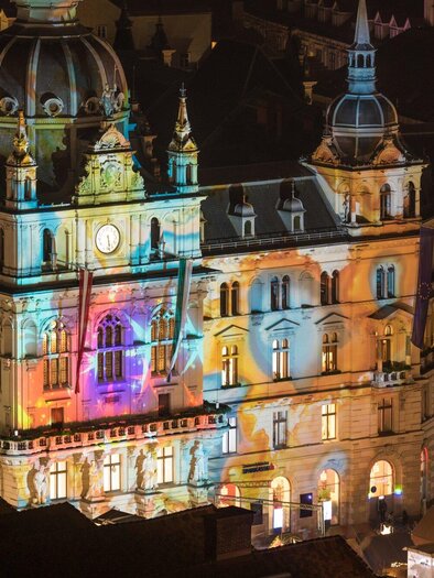 Adventkalender - Rathausprojektion | © Graz Tourismus - Harry Schiffer